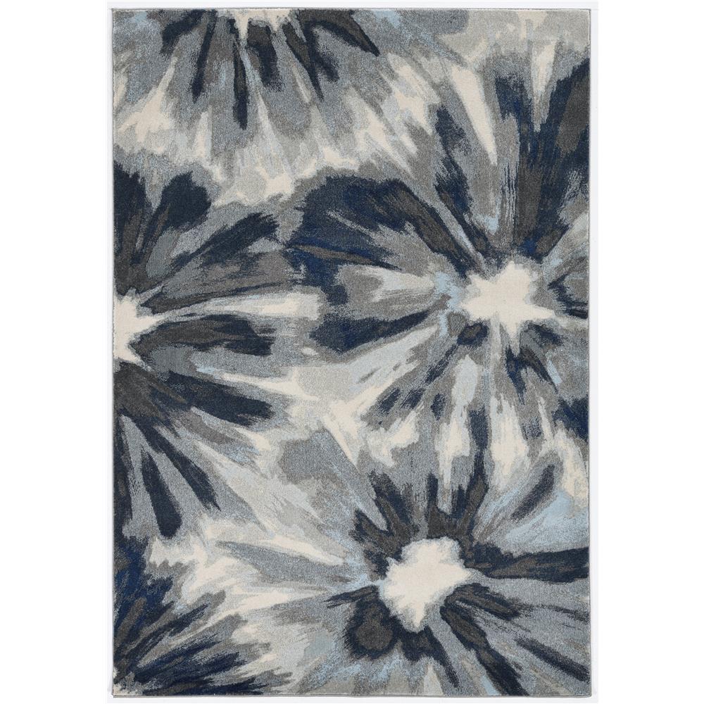 KAS 6265 Stella 5 Ft. 3 In. X 7 Ft. 7 In. Rectangle Rug in Ivory Blue